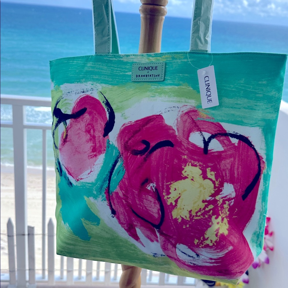 CLINIQUE WATER COLOR TOTE 4 pc NWT